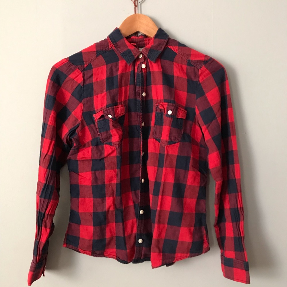 Red & Navy Flannel